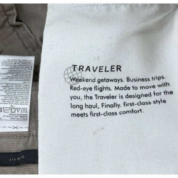 Banana Rebuplic Traveler Corduroy Jean Men's 31 Khaki Slim Fit Academic Preppy - Picture 4 of 12